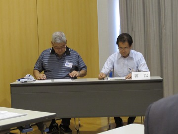 書記 山崎さん 大内さん